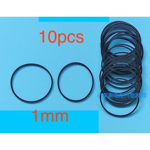 10pcs drive belt 1 mm square for Repeater tape recorder cassette deck CD DVD player walkman belt recording