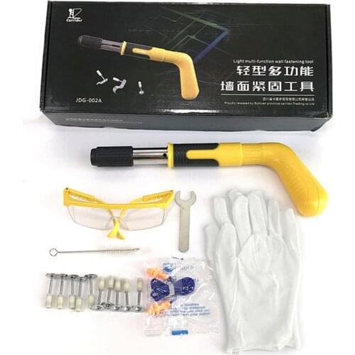 Manual Rivet Nut Gun Multifunctional Rivet Gun Concrete Wall Anchor Hand RivetingTool Nail Gun Rivet Tool Rivets Assortment Kit