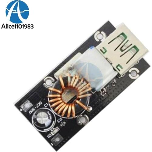 Wide Voltage 12V 24V to 5V 9V Single USB Phone Charger Module Board Overcurrent Reverse Over Temperature Protection 4A fuse