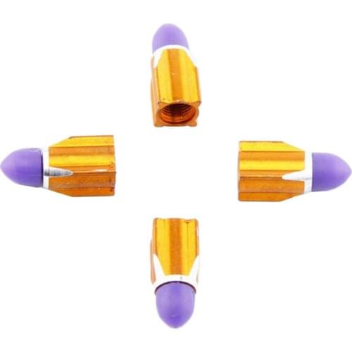 Heavy-Duty Stem Covers Dust proof, with Rubber Seal Leak-Proof Air Protection Universal Aluminum Alloy Tire Stem Tubeless Valve