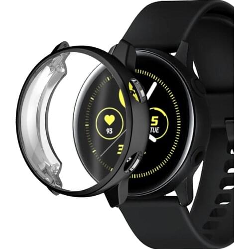 TPU Screen Protector watch case for samsung galaxy active Watch Cover Accessories Ultra-thin 360 Degree Soft Clear Active Cases