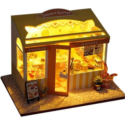 1 Set Miniature House DIY Cute Mini Dollhouse Furniture for Children DIY Cute Mini Dollhouse Furniture for Children Dollhouse