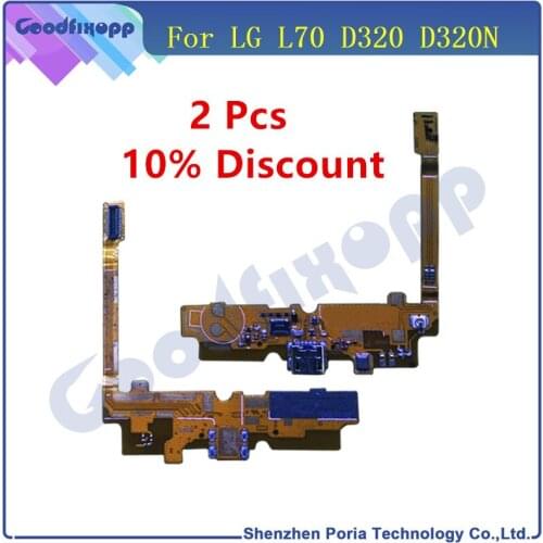 1 Pcs For LG L70 D320 D320N Dock Connector Micro USB Charging Port Flex Cable Module Board Replacement Parts
