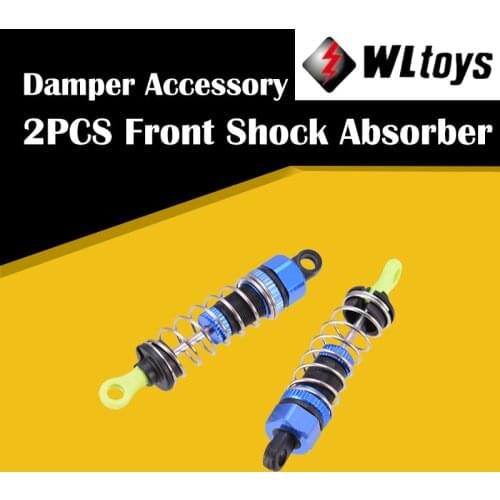 Original 2Pcs Front Shock Absorber Damper Accessory for Wltoys 12429 12428 RC Car Crawler