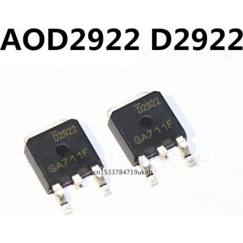 5PCS/ AOD2922 7A100V TO252 D2922