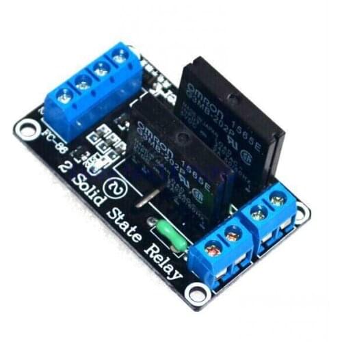 5V 2 Channel SSR G3MB-202P Solid State Relay Module Low level 250V2A for arduino