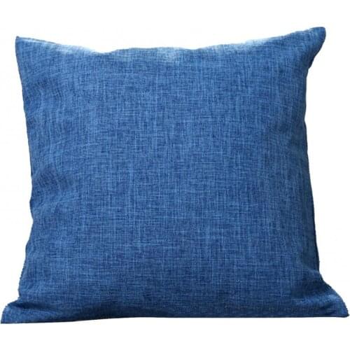 80% Hot Sale Square Linen Solid Color Soft Pillow Case Sofa Bed Cover Cushion Home Ornament Home Textile Beddings