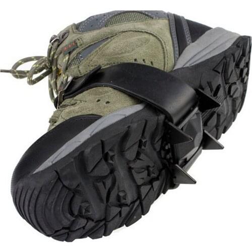 Climbing Crampons for Outdoor Winter Walk Ice Fishing Anti-skid Snow Shoes Covers Manganese Steel Anti-Slip Snow Spikes
