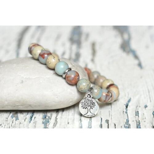 Tree of life bracelets healing sister gift under 30 good luck protection charm bracelet