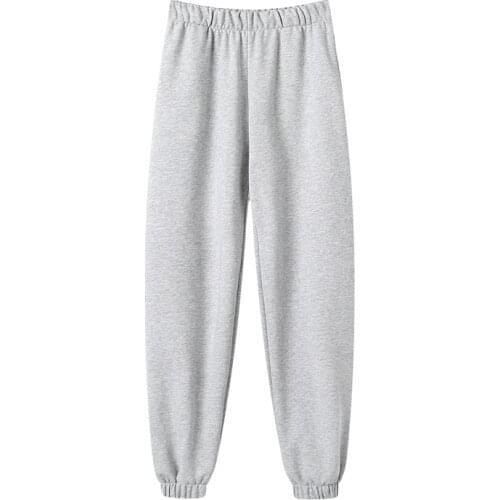 UNUTH Streetwear Gilrs Soft Cotton Harem Pants 2020 Autumn Fashion Ladies Casual Trousers Women Chic