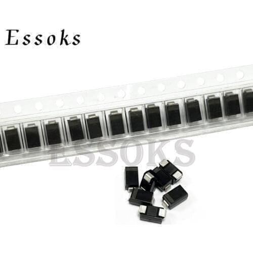 50Pcs SMA Schottky Diode SS24 SS26 SS28 SS210 SS2100 SS2150 SS215 SS2200 2A 40V 60V 80V 100V 150V 200V DO-214AC SMD Diodes