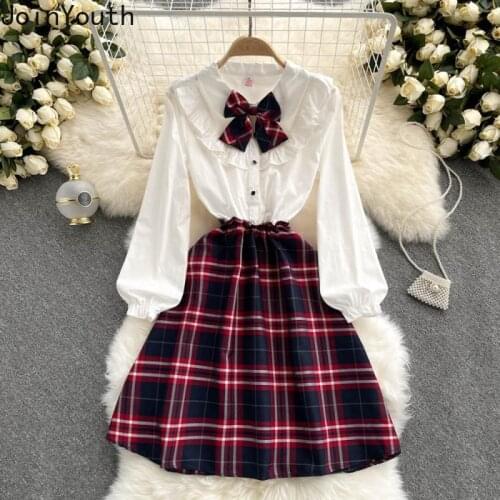 Модные платья в клетку JoinYouth China At AliExpress