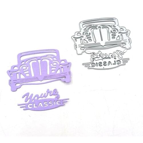 Julyarts Automobile Metal Dies for Card Making New for 2021 Punch DIY Scrapbooking Paper Craft Card Album Knife Art Emboss