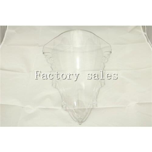 For Yamaha YZF 1000 R1 2009 2010 2011 2012 2013 2014 White Windshield WindScreen Double Bubble 09 10 11 12 13 14 CC RR YZFR1