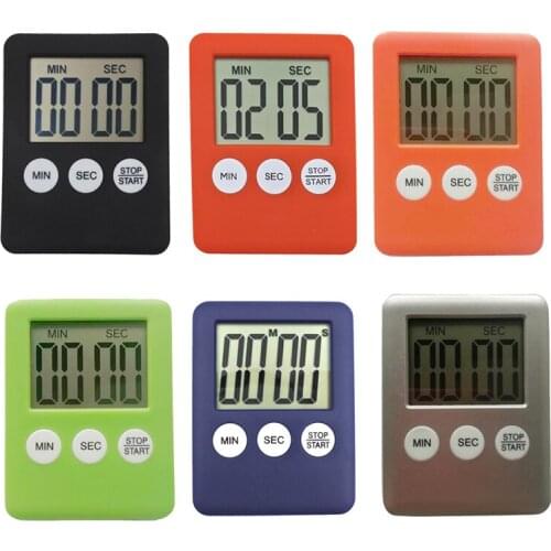 Magnet Clock kitchen timer square countdown alarm clock sleep stopwatch timer