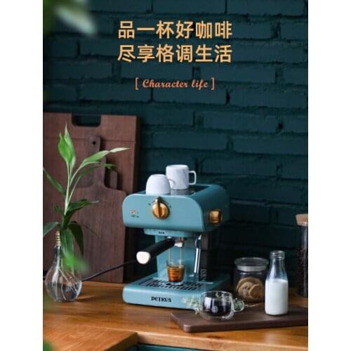 Small domestic commercial full semi-automatic steam foam constant temperature extraction espresso machine retro J06