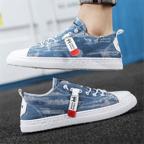 Men Shoes antiskid Denim Moccasins Slip On Flats Male Driving Shoes portable comfortable shoes autumn spring fashion 2021