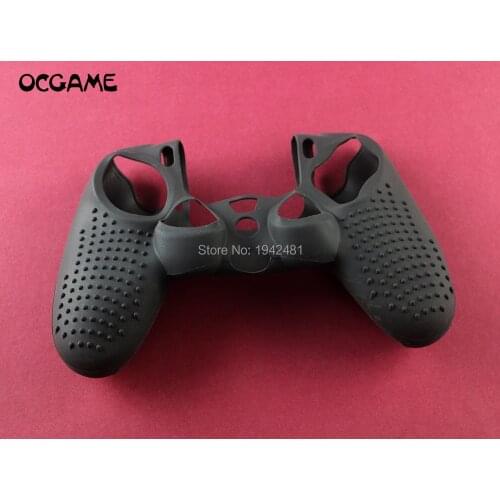 OCGAME Soft Silicone Protection Case Rubber Skin Non-slip Cover Case for PS4 Wireless Controller