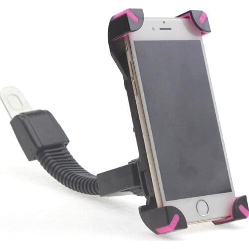 Motorcycle Holder Anti-Slip Handlebar Mount Phone GPS Bracket Holder for 3.5-7 Inches Universal Mobile Phone Motor Holder