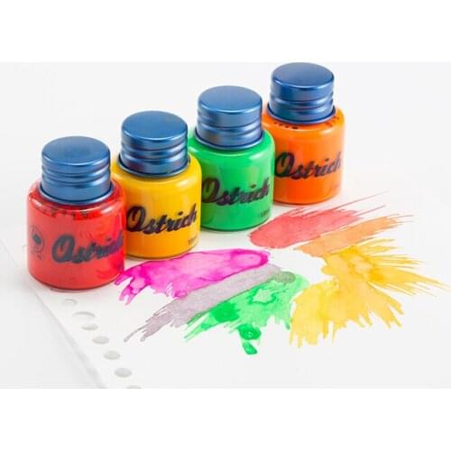 2019 Ostrich New Color Ink ,Paint Ink, Pigment Waterproof Fountain Pen Ink, Dip Pen Ink