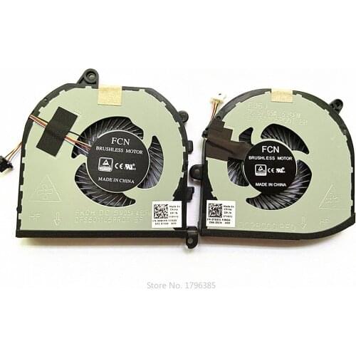 New laptop CPU Cooling fan for DELL XPS15 9560 9570 M5530 notebook cooling fan 008YY9 0TK9J1