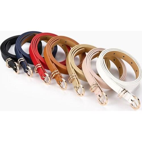 Euoropien Pu Leather Designer Skinny Corset Strap Belts for Women Girls High Waist Slimming Girdle Solid Color Belt Ties Bands