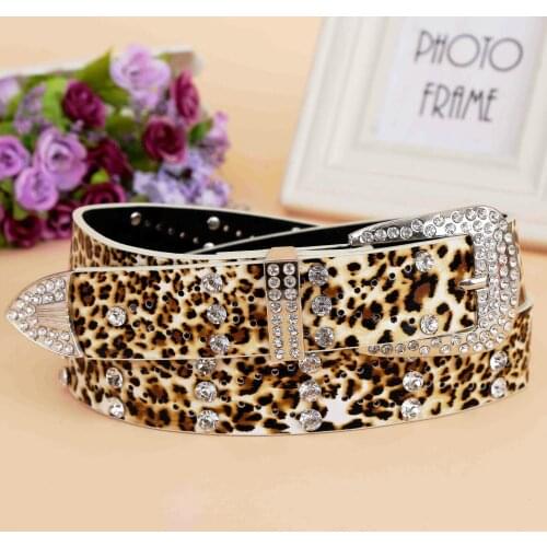 Punk Rock Style Belts Bling Rhinestones Belt Quality Studded Belt For Women Men Fashion Diamond Belt Cinto De Strass Ceinture