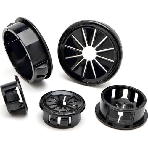 RSB nylon button plug anti swing buckle type wire protector petal type out coil plum shaped plastic wire guard ring