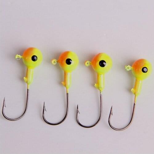 Top quality 10pcs/lot 3.5g lead jig hooks ice fishing lures jig head the best choice for the winter fishing pesca