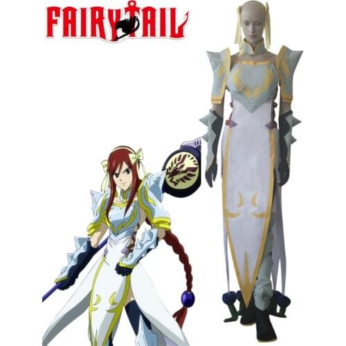 Fairy Tail Erza Scarlet Lightning Empress Armor Cosplay Costume