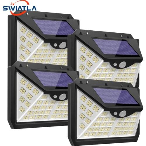 Swiatla 188 LED Solar Light Outdoor 4Modes Solar Lamp Powered Sunlight Waterproof PIR Motion Sensor Light for Garden Patio