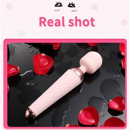AV Vibrator Magic Stick For Woman G Spot Clitoris Stimulator Sex Toys for Female 10 Frequency USB Rechargeable Vibrating Dildo