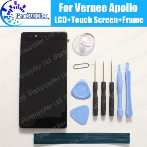 Vernee Apollo LCD Display+Touch Screen Digitizer+Frame Assembly 100% Original New LCD + Touch Digitizer for Vernee Apollo+Tools