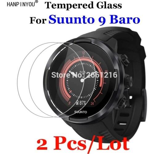 2Pcs fr Suunto 9 Baro 5 3 Fitness D5 Spartan Sport Ultra Trainer Wrist HR Traverse Alpha Tempered Glass 9H Screen Protector Film