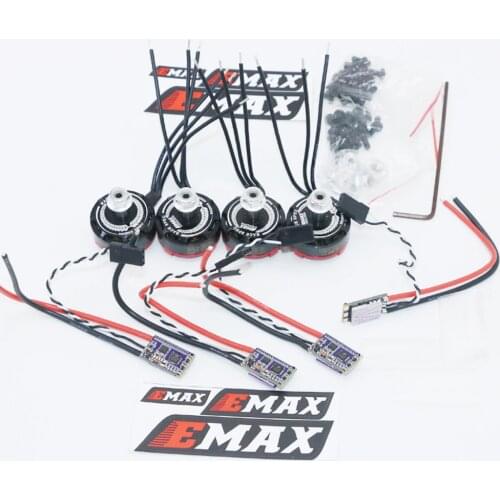 4set/lot EMAX RS2205S 2600KV 2300KV RaceSpec Brushless Motor + Bullet 30A BLHELI_S D-SHOT Power Combo For RC Drone retail box