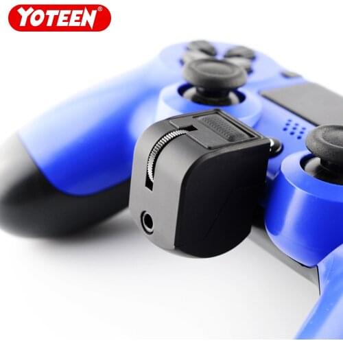 Yoteen 3.5mm Audio Jack For PS4 Game Controller Headset Adapter With Mic Volume Control For PlayStation 4