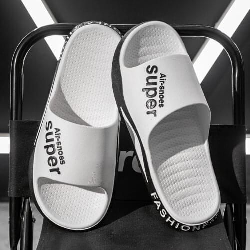 Home travel trend slippers outdoor wear Korean personality student home indoor anti odor cool slippers mens shower slippers