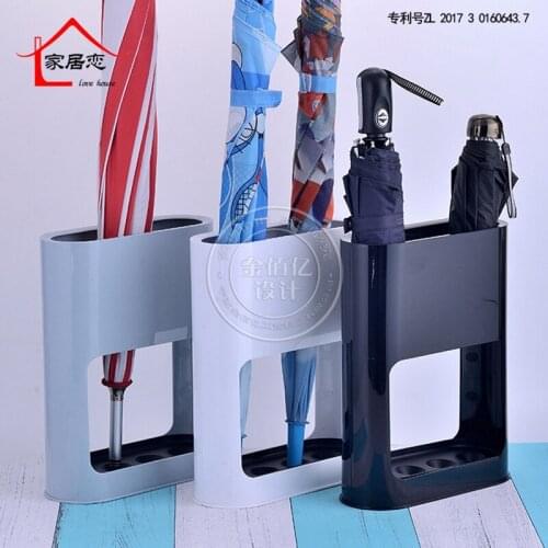 Home Umbrella Storage Rack Four Hole Umbrella Storage Bucket Rack Detachable ABS Folding Umbrella Holder Hanger Rack