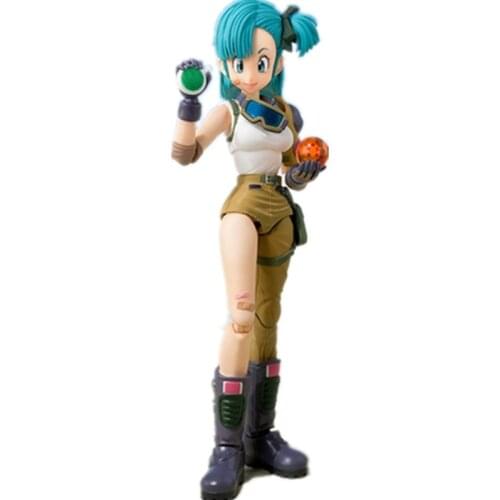 Dragon Ball Z Bulma PVC Action Figures DBZ Movable Dragon Ball Super Anime Bulma Figurine Model Toy