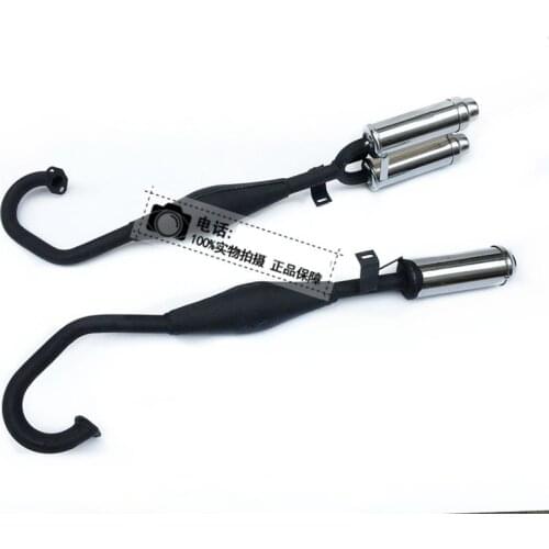 Exhaust Pipe Muffler with Expansion Chamber For 47cc 49cc 2 Stroke Engine Pocket Bike Mini Quad 4 Wheel