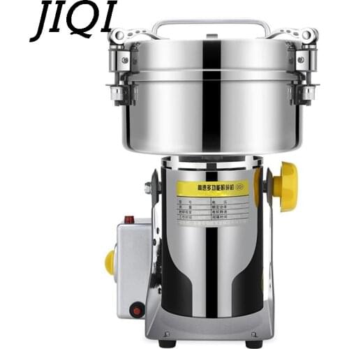 JIQI 550W 1000g Martensitic stainless steel grinder Household Multifunctional Electric grain mill machine ultrafine Powder maker