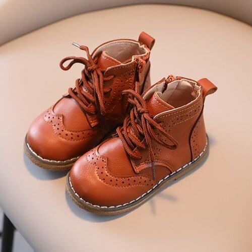 KOMAILEE Leather Boots For Girls