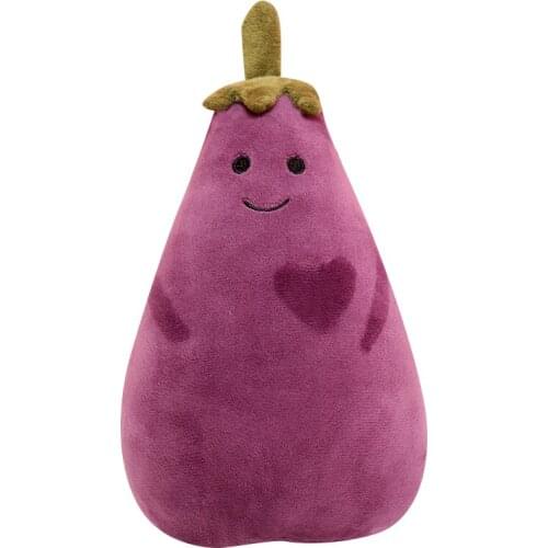 25 / 40 / 50 / 75cm Cute Eggplant Plush Toy Soft Fluffy Cotton Stuffed Doll Four Expressions Eggplant Creative Gift For Children