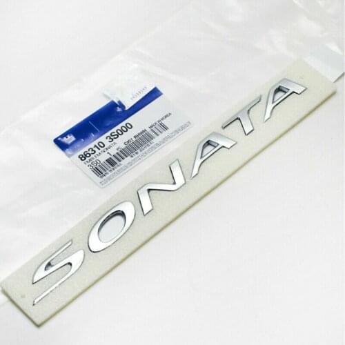 Genuine Rear Trunk Tailgate Logo Emblem for h-yundai Sonata 2011-2014 Rear Trunk Lid Logo Emblem badge 863103S000