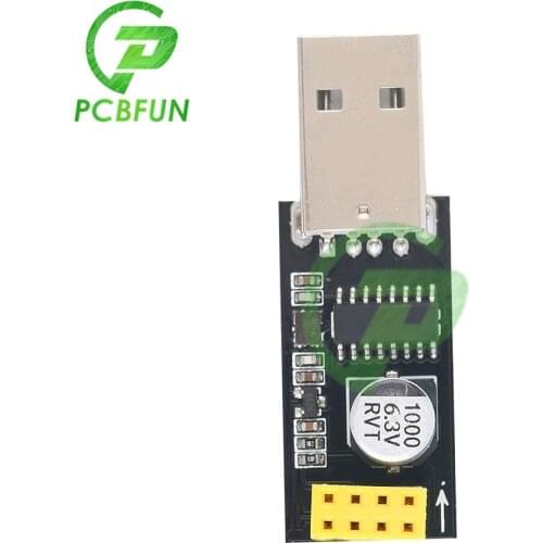 USB to ESP8266 ESP-01/01S WIFI Adapter Board Module CH340 USB to ESP8266 Serial Wireless Adapter for Serial Port WIFI for Arduin
