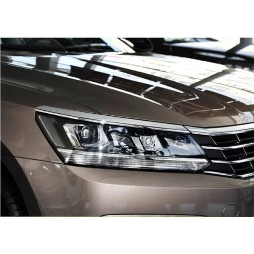 Car Headlight Lens Glass Lampcover Cover Lampshade Bright Shell Product YJD For Volkswagen Passat 2016-2018