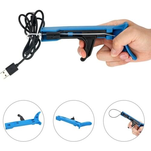 TG-100 Automatic Tensioning Tightening Pliers Nylon Cable Tie Clamping Cutting Tool Fastening Cable Tie Binding Hand Tools