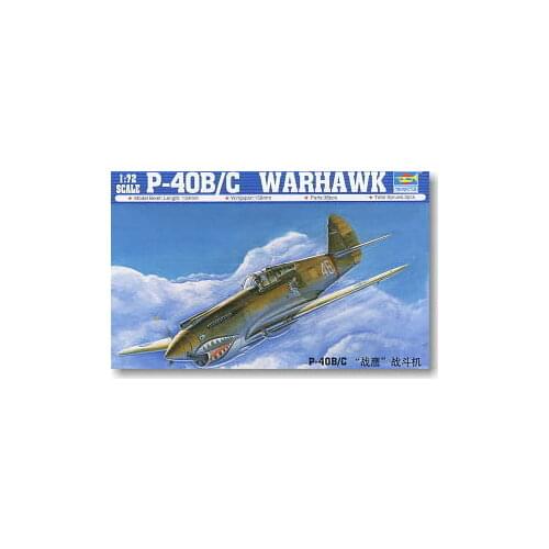 Trumpeter 1/72 scale model 01632 P-40B / C Tomahawk fighter