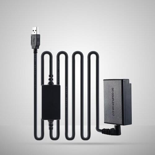 USB 5V Dummy Battery LP-E17 And 2A Boost Cable AC-PW20 DC Coupler Power Adapter For Canon EOS M3 M5 M6