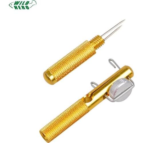 WILDHERO Fishing Hook Knotting Tool & Tie Hook Loop Making Device & Hooks Decoupling Remover Carp Fishing Accessory Equipment